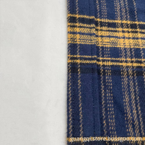 Navy plaid shirt for men long sleeve